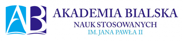 Logo Akademia Bialska Nauk Stosowanych im. Jana Pawła II