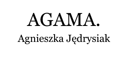 Logo AGAMA.Agnieszka Jędrysiak