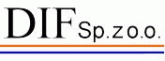 Logo DIF sp. z o.o.