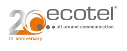 Logo ecotel communication ag