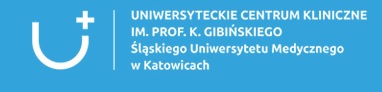 Logo Uniwersyteckie Centrum Kliniczne im. prof. K. Gibińskiego Śląskiego Uniwersytetu Medycznego w Katowicach