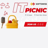SOFTSWISS zaprasza na IT Picnic w Warszawie:  rozmowy o technologii pod gołym niebem, strefa LinkedIn i networking