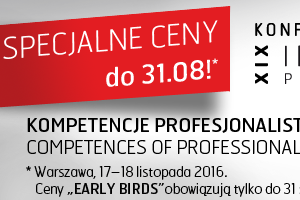 XIX Konferencja IPMA Polska, Warszawa, 17-18 listopada 2016