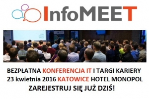 Bezpłatna konferencja IT i targi kariery - InfoMEET Katowice
