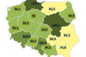 Najbardziej zadowoleni Polacy mieszkają w woj. mazowieckim