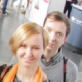 Grupa ludzi na Career Expo